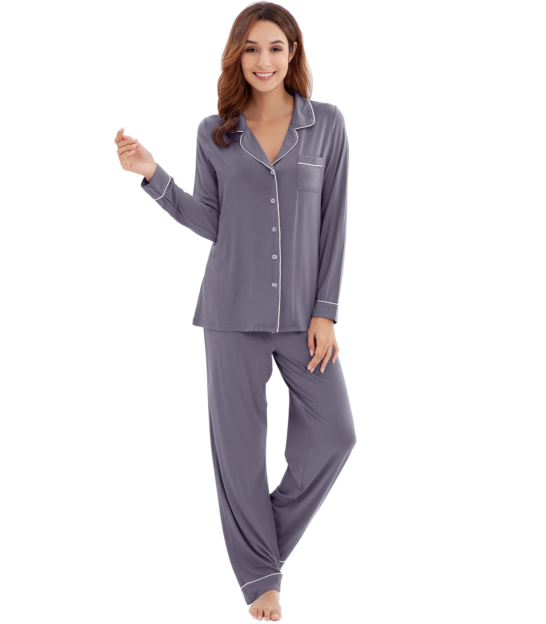 WiWi Viscose from Bamboo Women's Pajamas Set