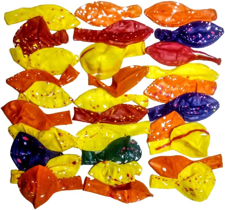Rubber Rk Balloons For Fun (Jumbo Giant 15 Inch Round Balloons, Multicolor, Pack Of 30)