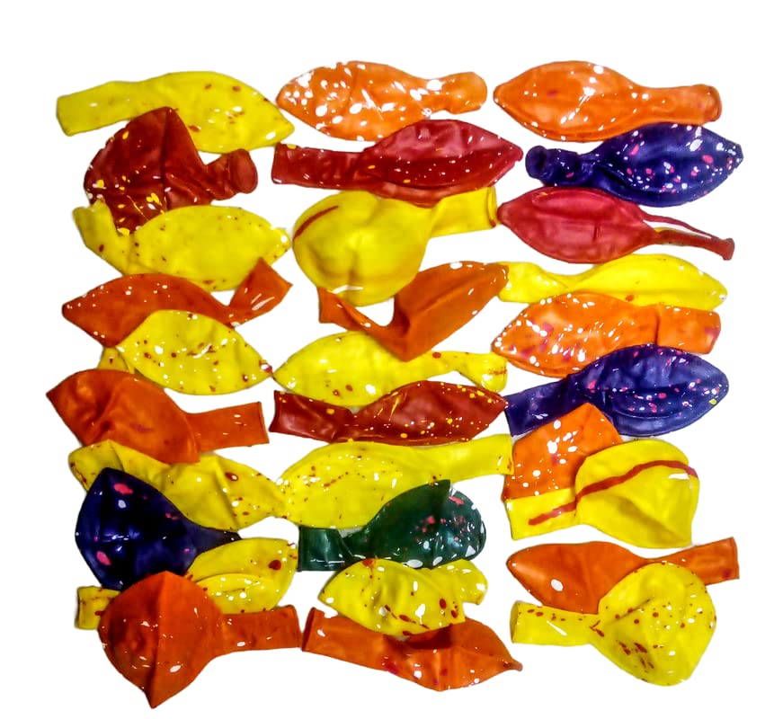 Rubber Rk Balloons For Fun (Jumbo Giant 15 Inch Round Balloons, Multicolor, Pack Of 30)