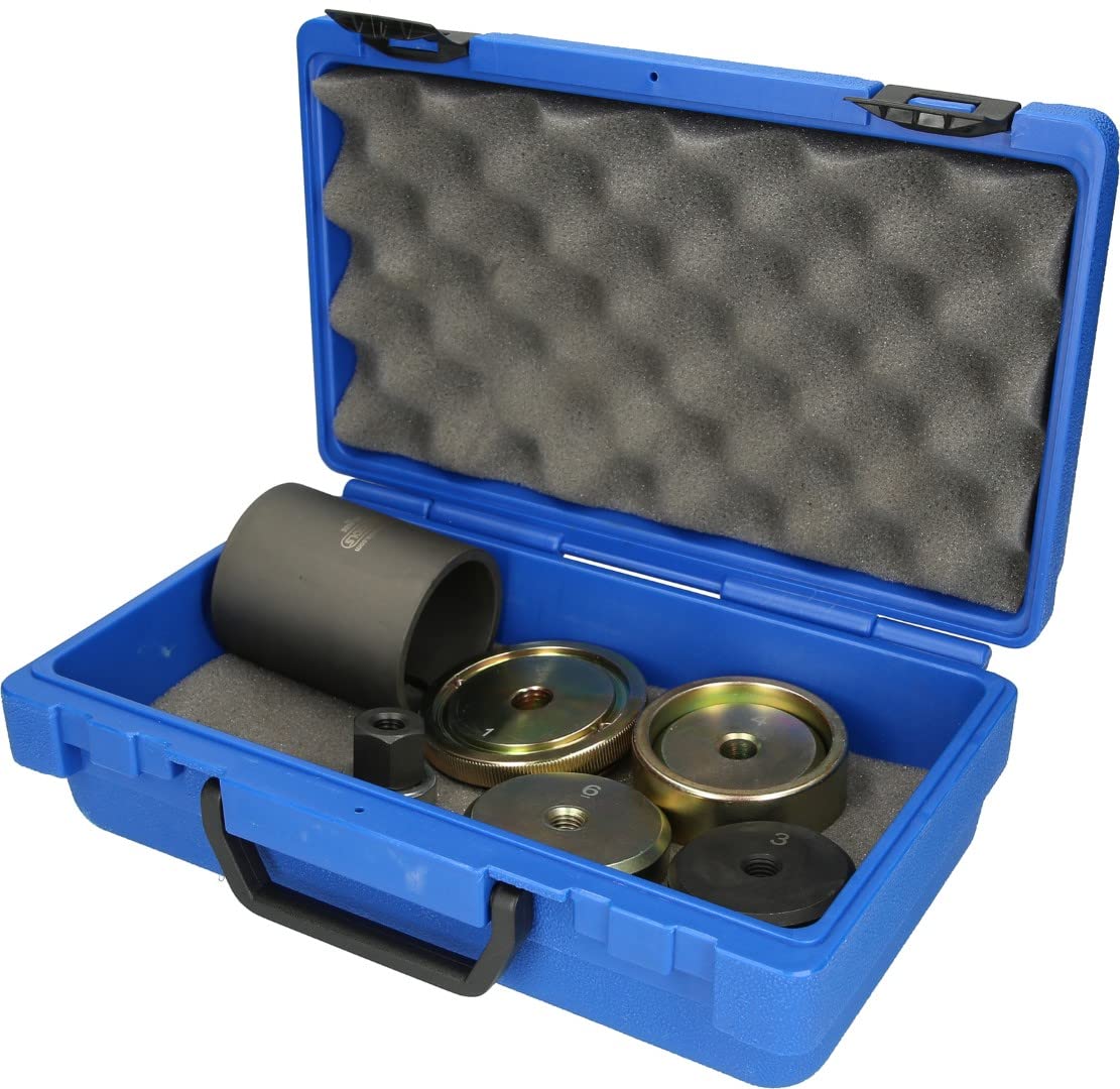 KS Tools 150.9855 Silent Bearing Tool Set for BMW Rear Axle Carrier 8-Piece