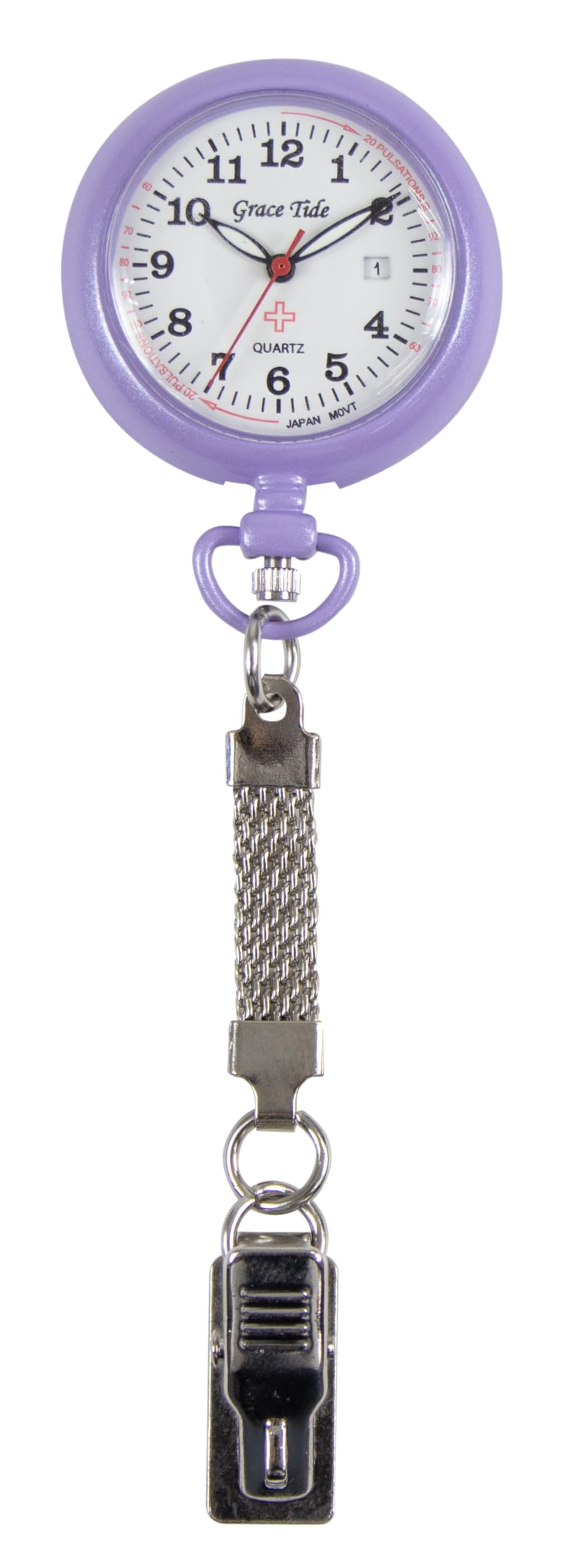 Grace Tide ナースウォッチ パープル