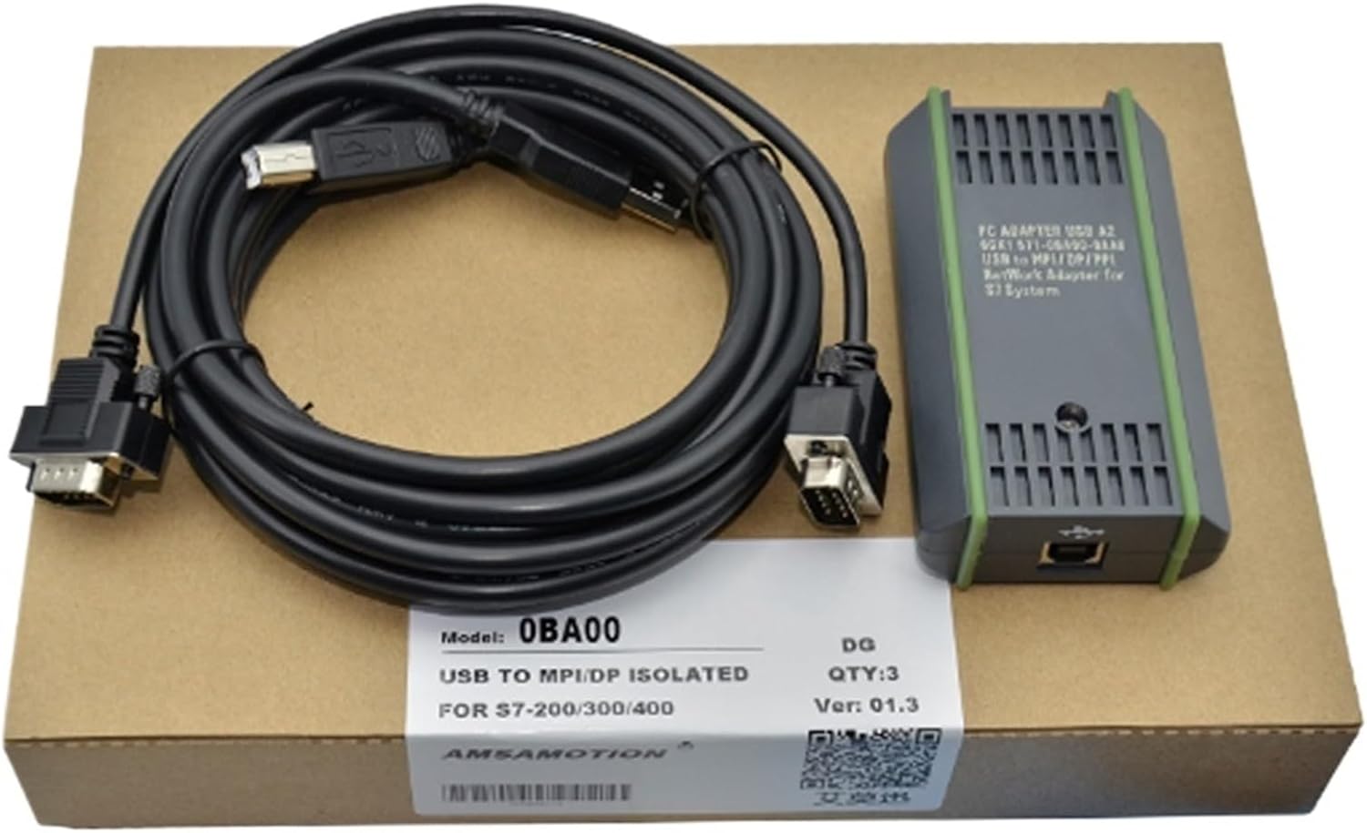 6GK1 571-0BA00-0AA0 USB-MPI PPI Isolated Version Network PC Adapter for S7-200/300/400 Programming Cable 0BA00(0BA00)