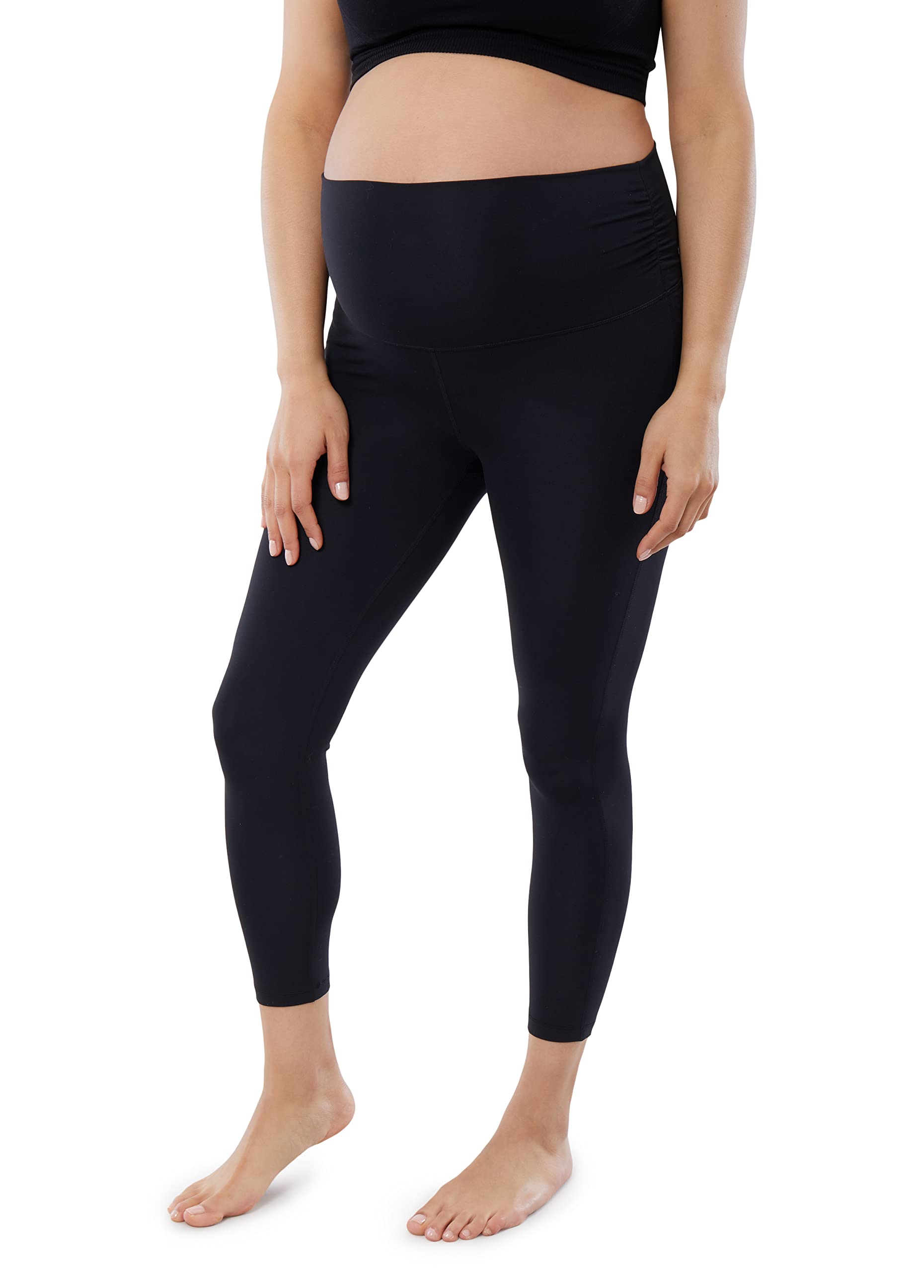 Ingrid & Isabel Basics - Active Maternity Leggings - Over The Belly Active Wear Pregnancy Leggings for Women