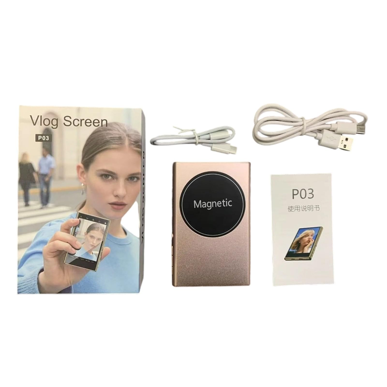 Pantalla para selfies con soporte resistente y sistema de transmisión digital continua 8