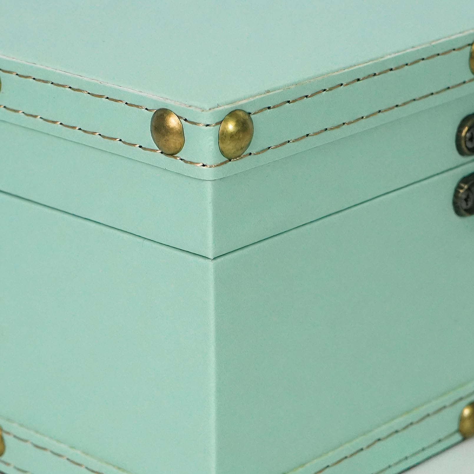 DreamsEden Scatole decorative in legno con coperchio, set da 2