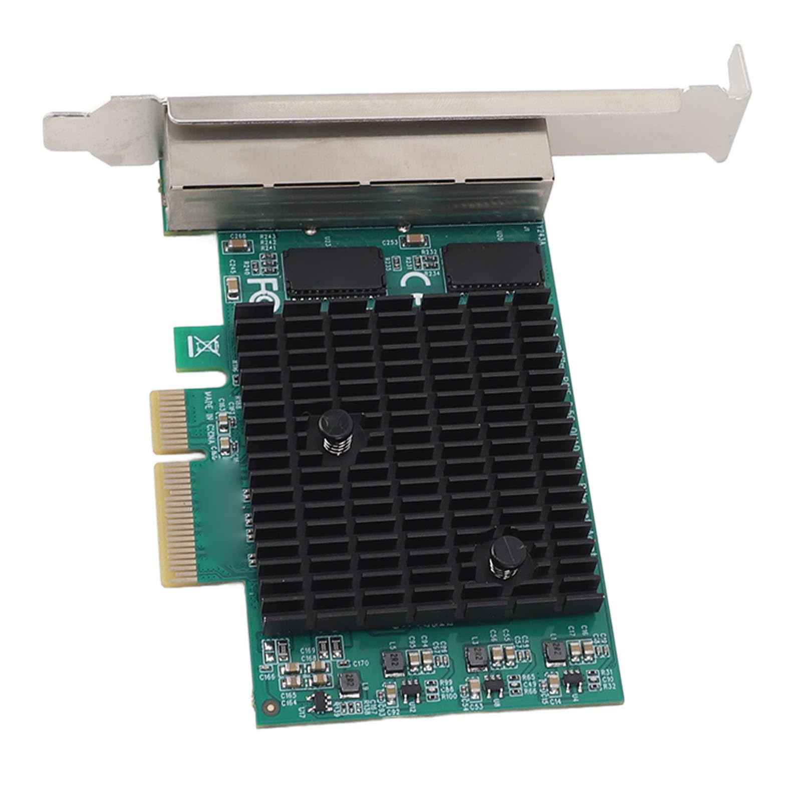 Scheda Ethernet PCIe, Scheda di Rete PCIe Scheda di Rete Gigabit PCIe Professional 8125B Cavo in Rame 4 Porte 2.5G Adattatore Ethernet PCI Express per PC Desktop
