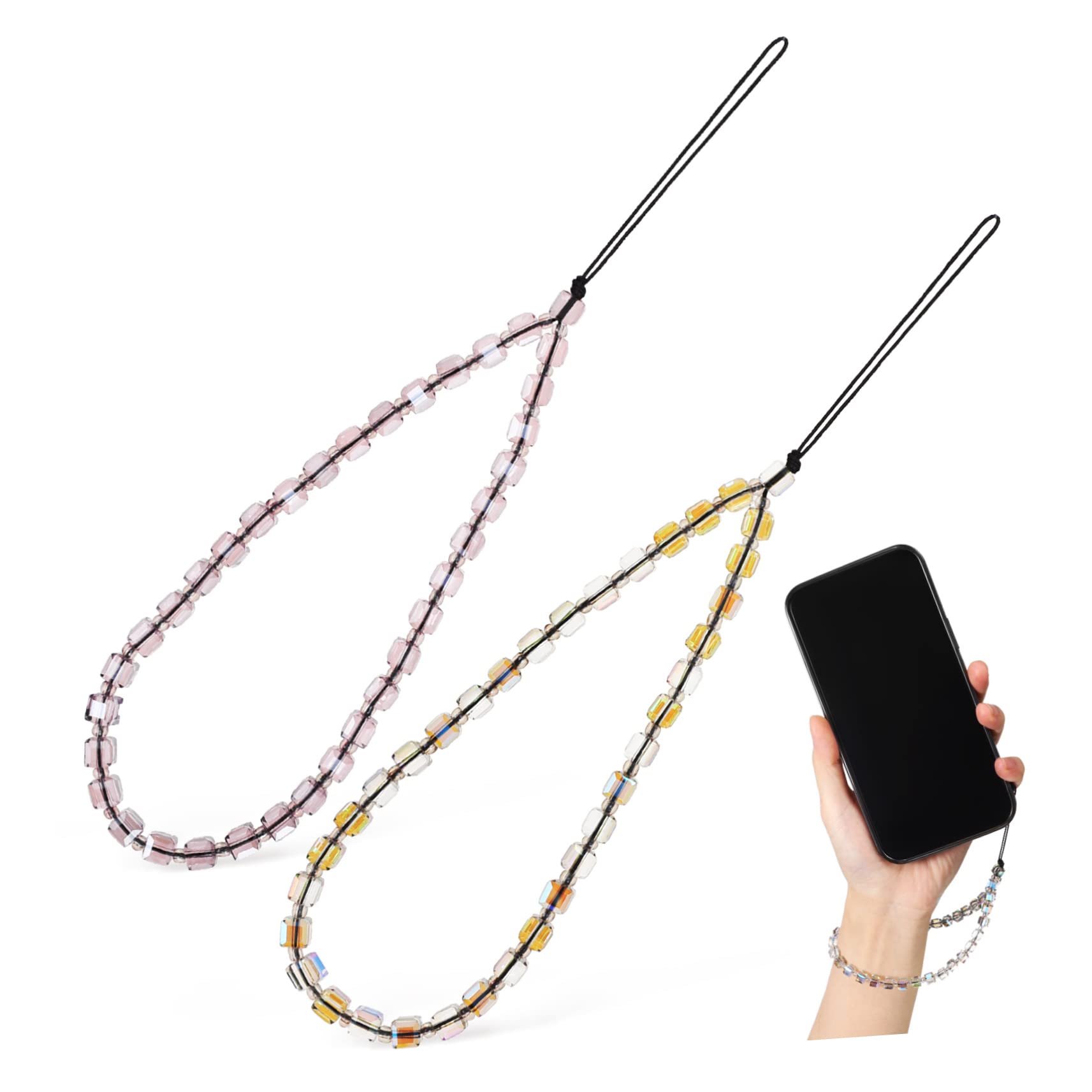 NUOBESTY Teléfono Móvil Cristal Y Evitar Pérdidas Y Decorar Accesorios Compatible Con Fundas De Teléfono