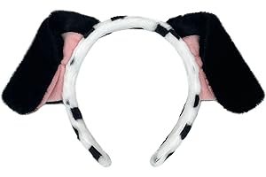 The Perfect Dalmatian Dog Costume: Black Dalmatian Ears Headband
