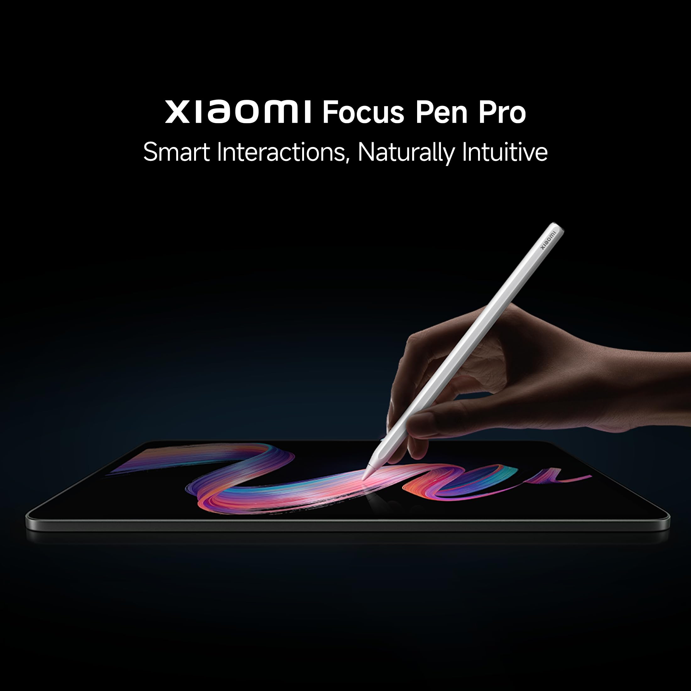 Xiaomi Focus Pen Pro for Xiaomi Pad 8 & Pad 7 | Smart Pen/Stylus for Tablets | 16384 Levels of Pressure Sensitivity | Less Than 1ms of Ultra Low Latency — Amazon image 2