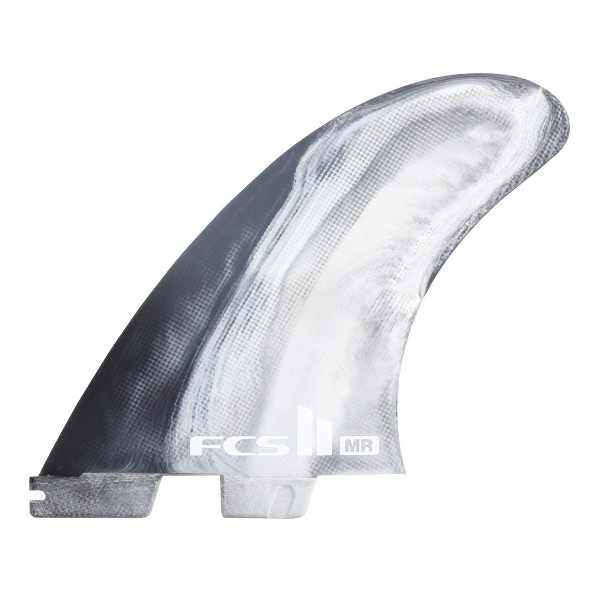 FCS II Mr PC XL Tri Twin Planche de surf Palmes en Multi Couleur Swirl