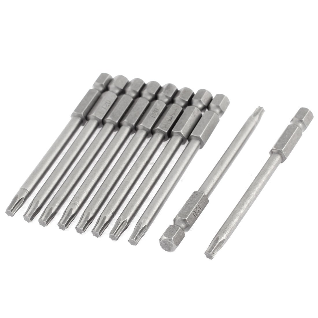 Torx Schraubendreher Bit Set Magnetisch Sternenkopf 100mm Lang 11 Stück T6-T40 7