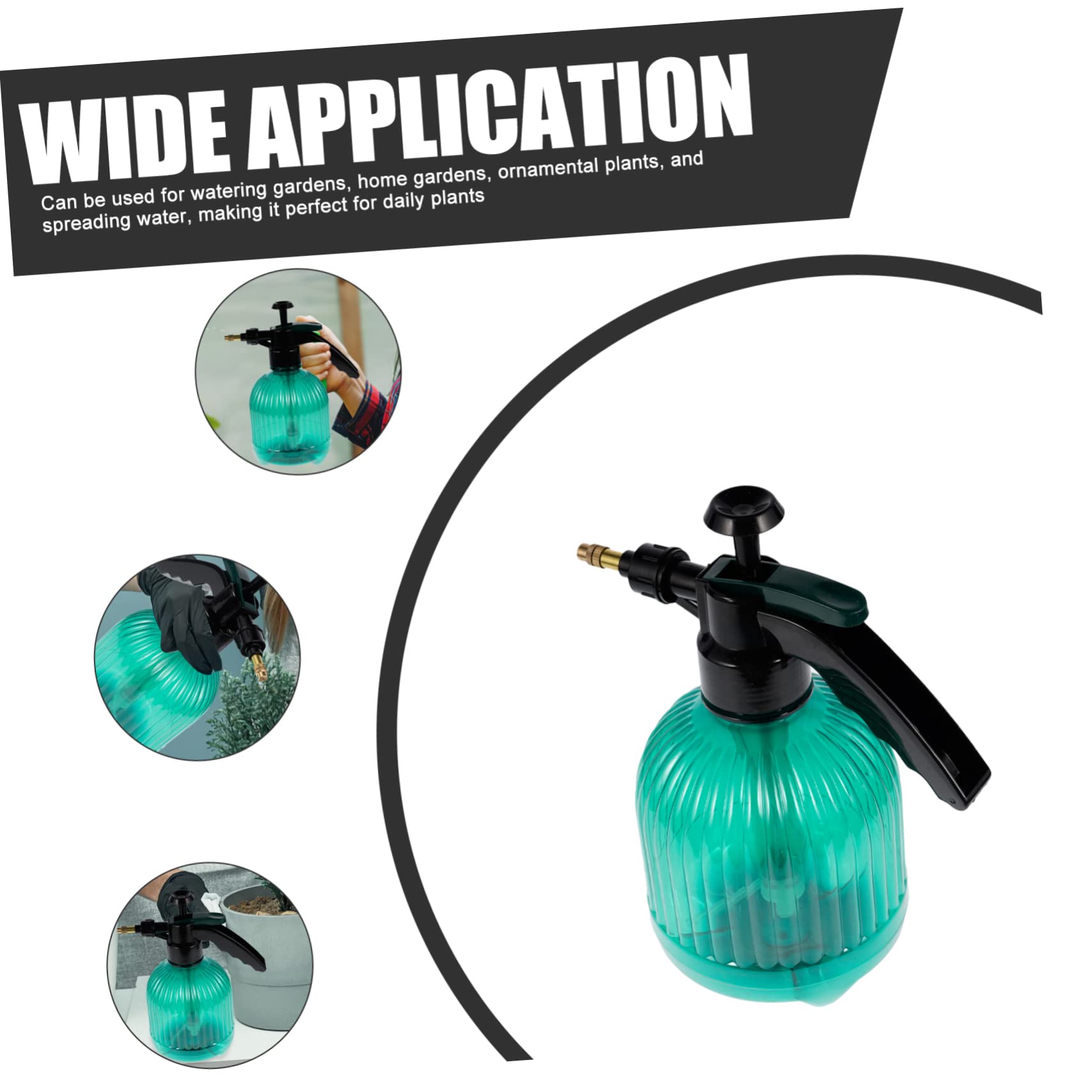 SUPVOX 3pièces Arrosoir à Pression De Vaporisateur Fin Pour Plantes Intérieur Et Extérieur Outil Arrosage Ergonomique Vert Pour Et Bonsaïs