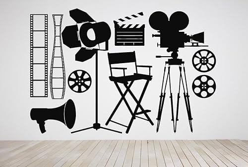Decoración de la habitación de la pared del arte de la etiqueta engomada del vinilo del mural de la etiqueta engomada del equipo de la película