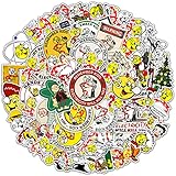 50 Pcs/Pack Electricity Will Kill Sticker, Reddy Kilowatt Stickers, Remember Kids You Electrical Stickers Electrician Decals for Car, Water Bottle, Laptop, Hard Hat White