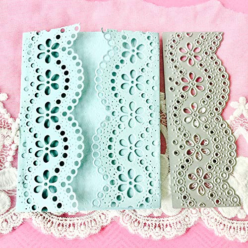 Metal Die Cuts Lace,Cutting Dies for Card Making Clearance Embossing Stencil for Scrapbooking DIY Album Paper Cards Art Craft Decoration for Mother's Day Valentine's Day
