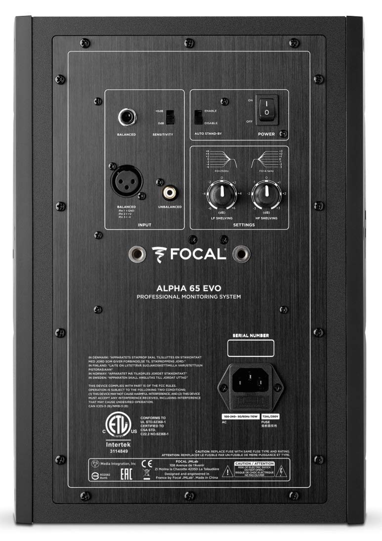 Focal Alpha 65 Evo Monitores Estudio, Pareja