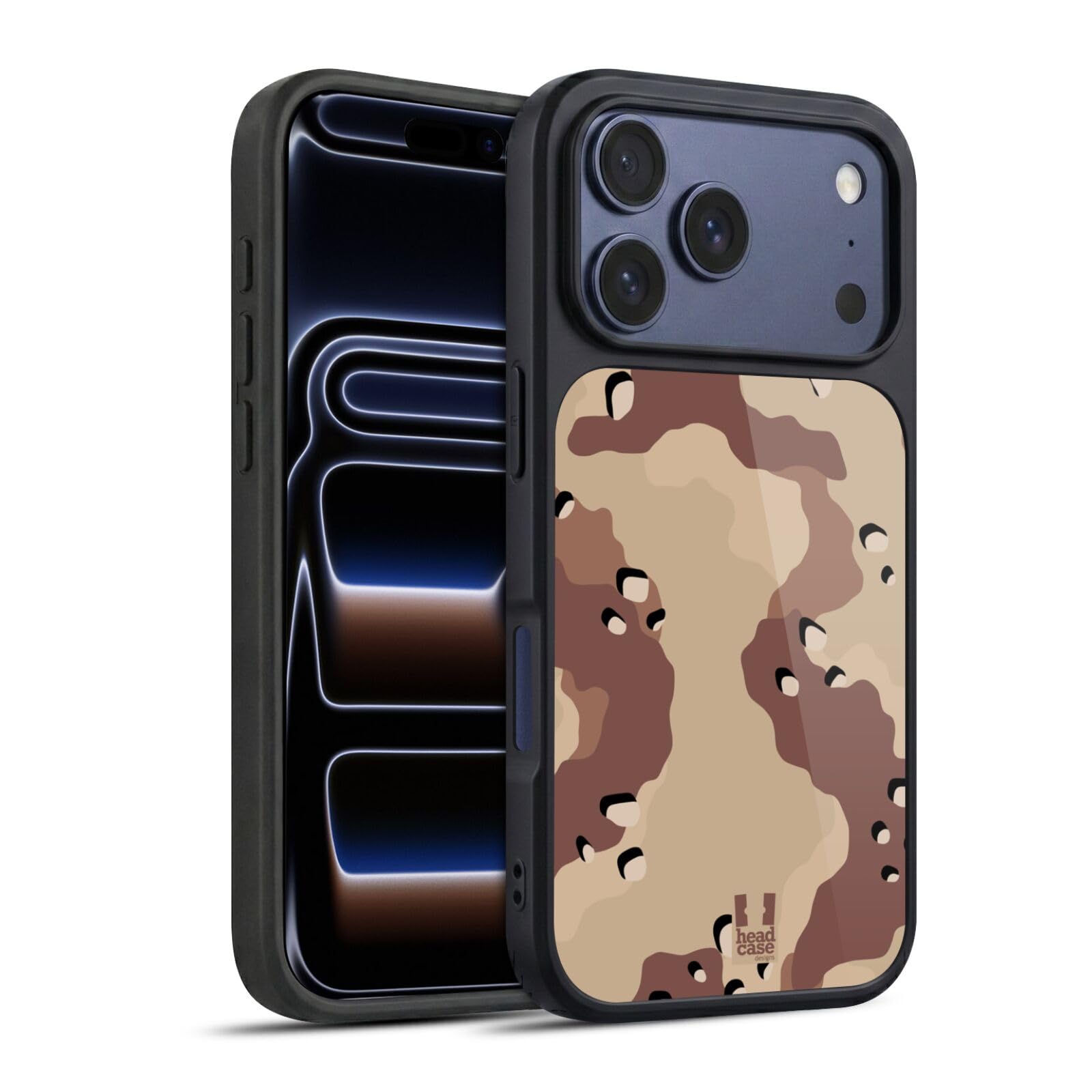 Coque iPhone 17 Pro Head Case Designs Camouflage désert gel renforcé - 8