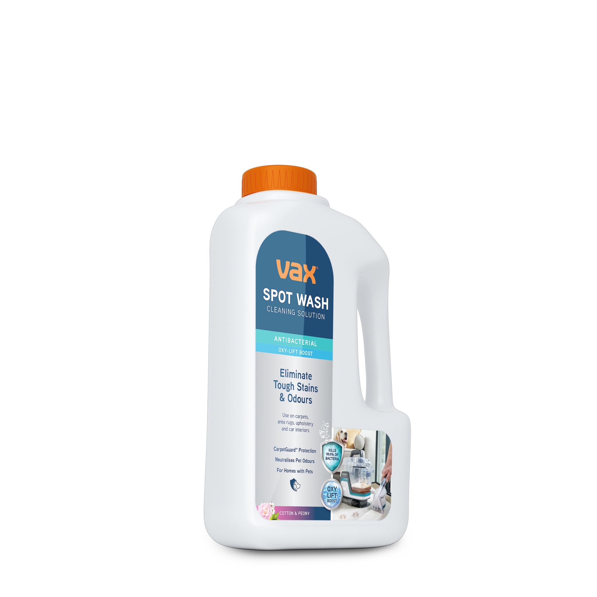 Vax SpotWash Antibacterial 1.5L Spot Cleaning Solution, 1.5 l (Pack of 1)