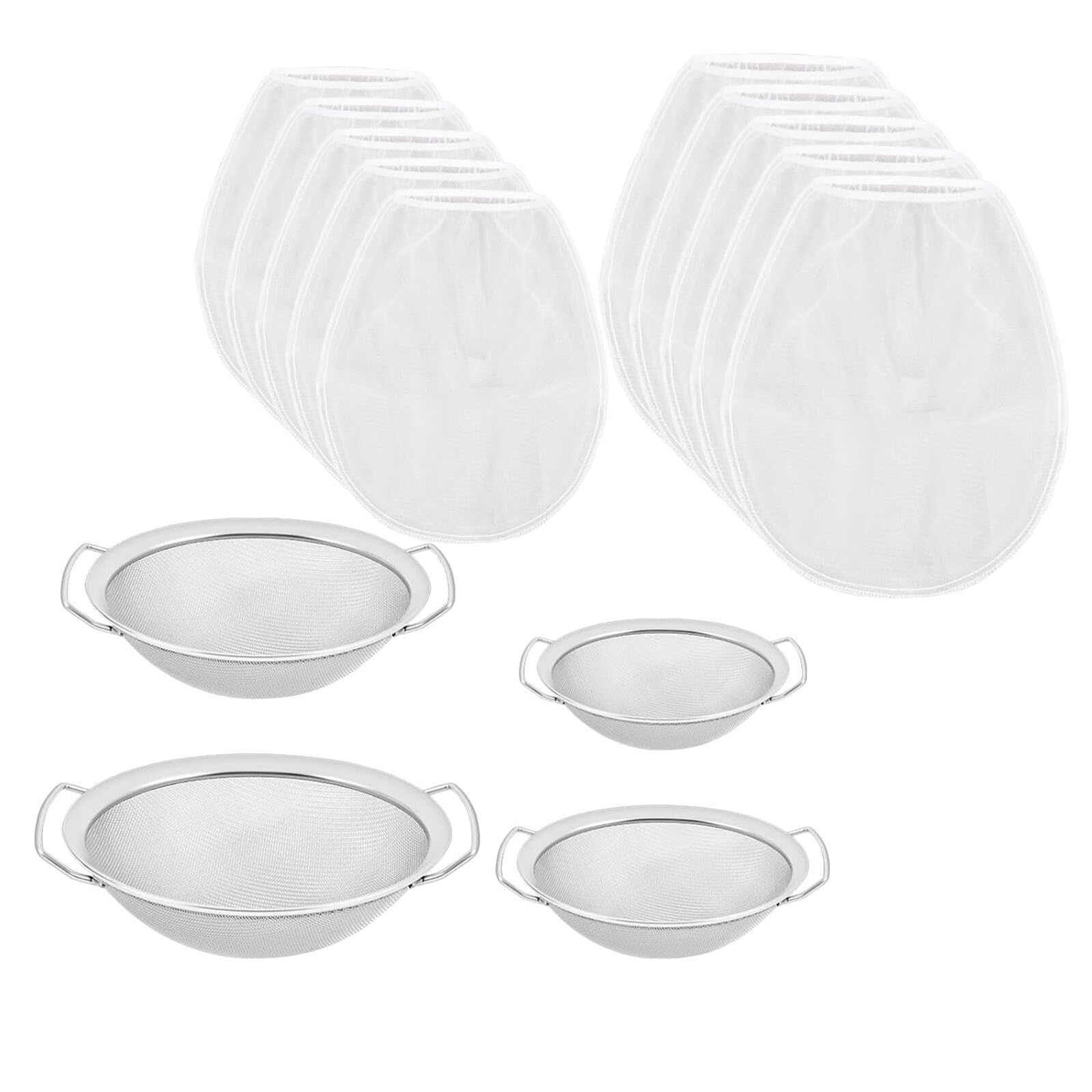 Yardenfun Filtro Vernice in Acciaio Inox 4 Pezzi, Set Strainer