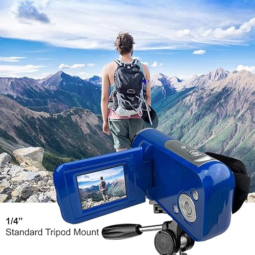 Miniatura 4 de Acuvar Videocámara digital compacta de megapíxeles de 16 MP con video HD y fotos, zoom de 16 x con pantalla de 2.4 pulgadas, tarjeta de 32 GB y