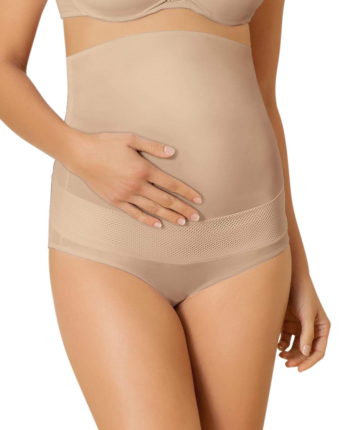 Leonisa Women's High Waist Maternity Belly Support Pregnancy Panty