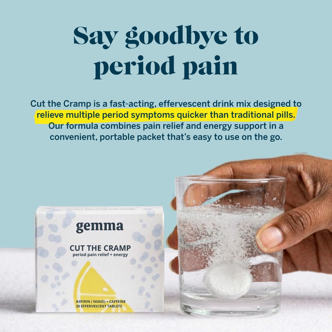 glutathione menstrual cramps Gemma Cut The Cramp - Fast Cramp & Period Pain Relief Dehydrated Skin Size:Serum Duo (Copper Peptide + Tripeptide-5) Oxytetracycline and Lidocaine Injection