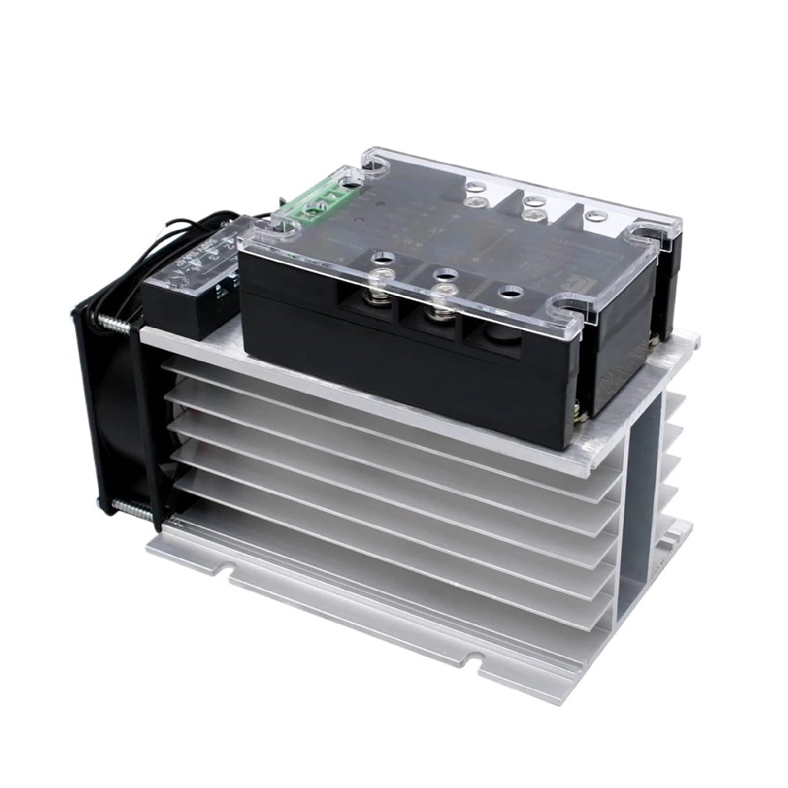 Relè a stato solido Modulo regolatore di tensione CA monofase 220V 380V 150A 180A 200A Modulo regolatore di potenza con isolamento completo migliorato con dissipatore di calore(150A,220V)