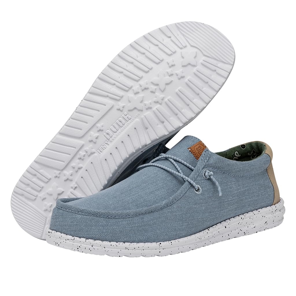 HEYDUDE Wally Washed Canvas MocassinoUomo