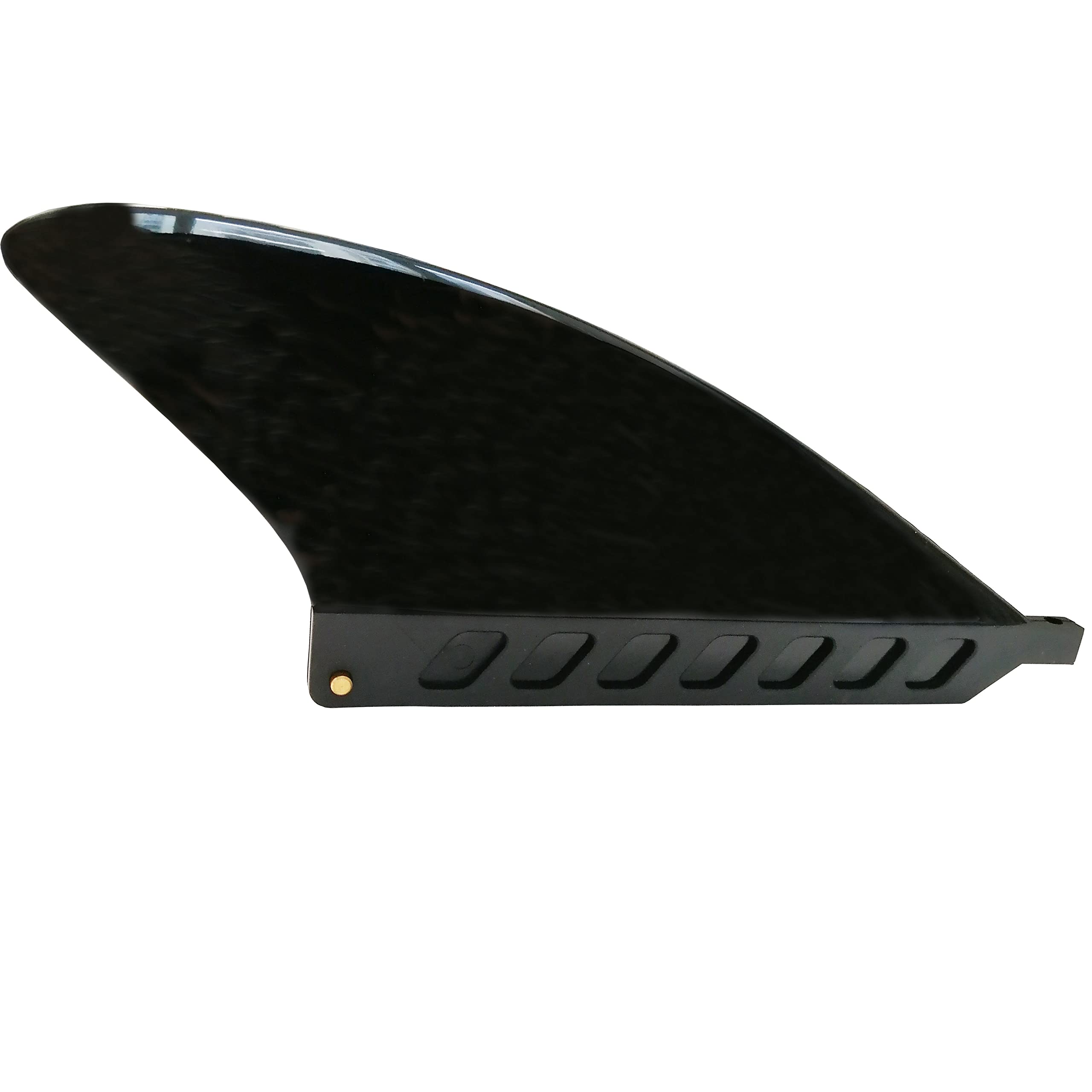3 Inch Black Safety Soft Flex Center Fin with Screw for River AirSUP Long Board Surfboard Inflatable Paddle Board
