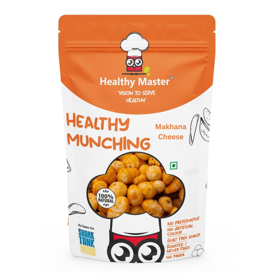 HEALTHY MASTER Vision to serve healthy Healthy Master Roasted Cheese Makhana(Fox Nuts)-120 Gm,Keto Friendly,Rich Calcium,Diebetic Friendly,Gluten Free,Tasty,Crispy& Healthy Munchies-Snacks (B0865XP7TN) Amazon Price History, Amazon Price Tracker