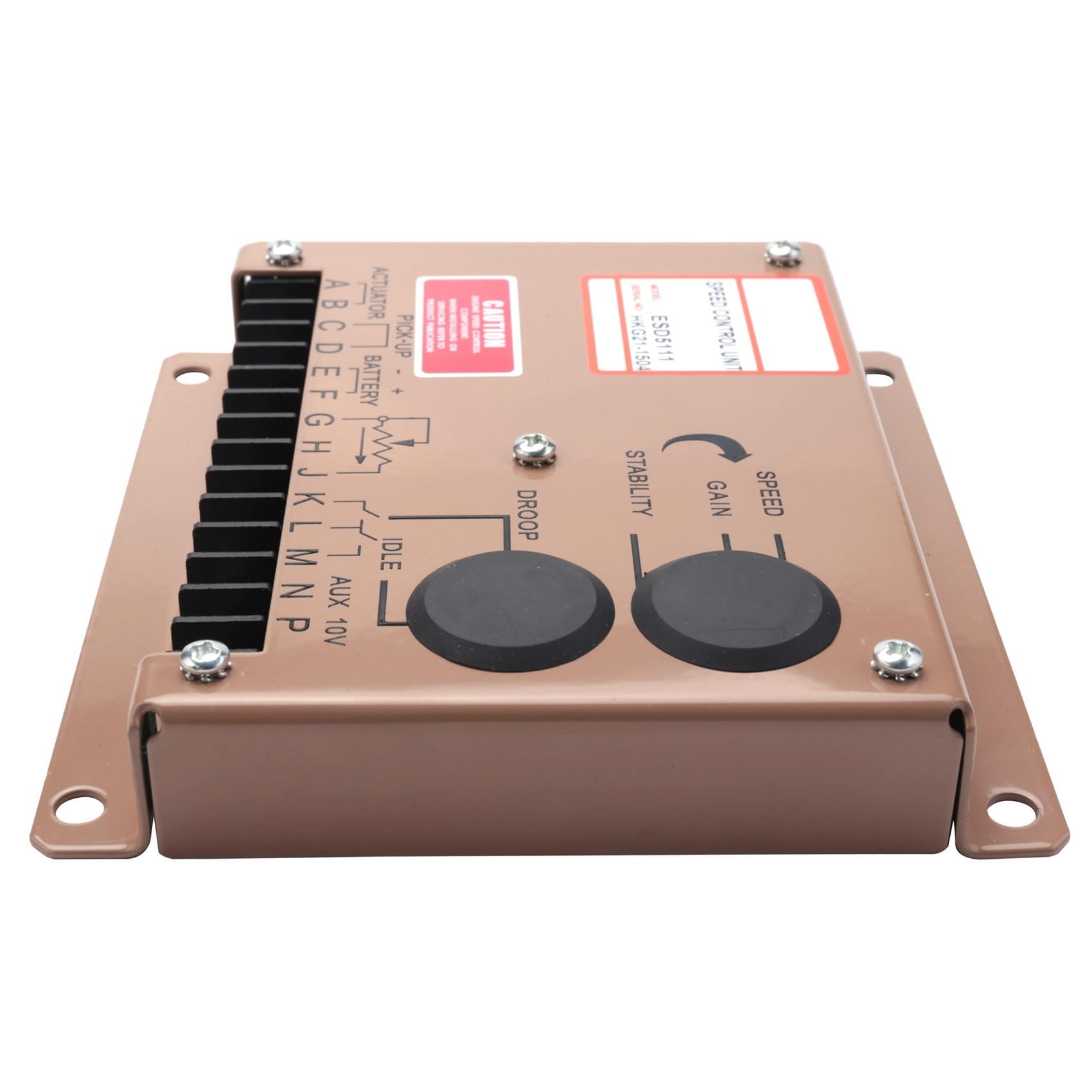Motor Regulador de Velocidad Del Motor ESD5111 Controlador de Ajuste Del Grupo ElectróGeno Fuente de AlimentacióN Generador de AC Pieza 12 V 24 V Velocidad Govornor