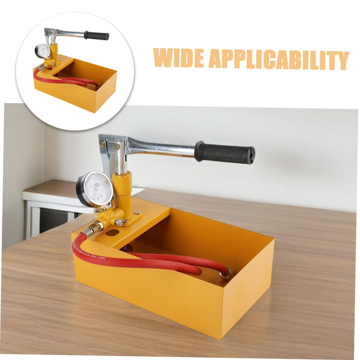 Pompe D'essai Hydrostatique Manuelle pour Tuyaux et Vannes, Alliage D'aluminium, Design Compact, Test de Pression de L'eau, 1 Set Couleur Aléatoire