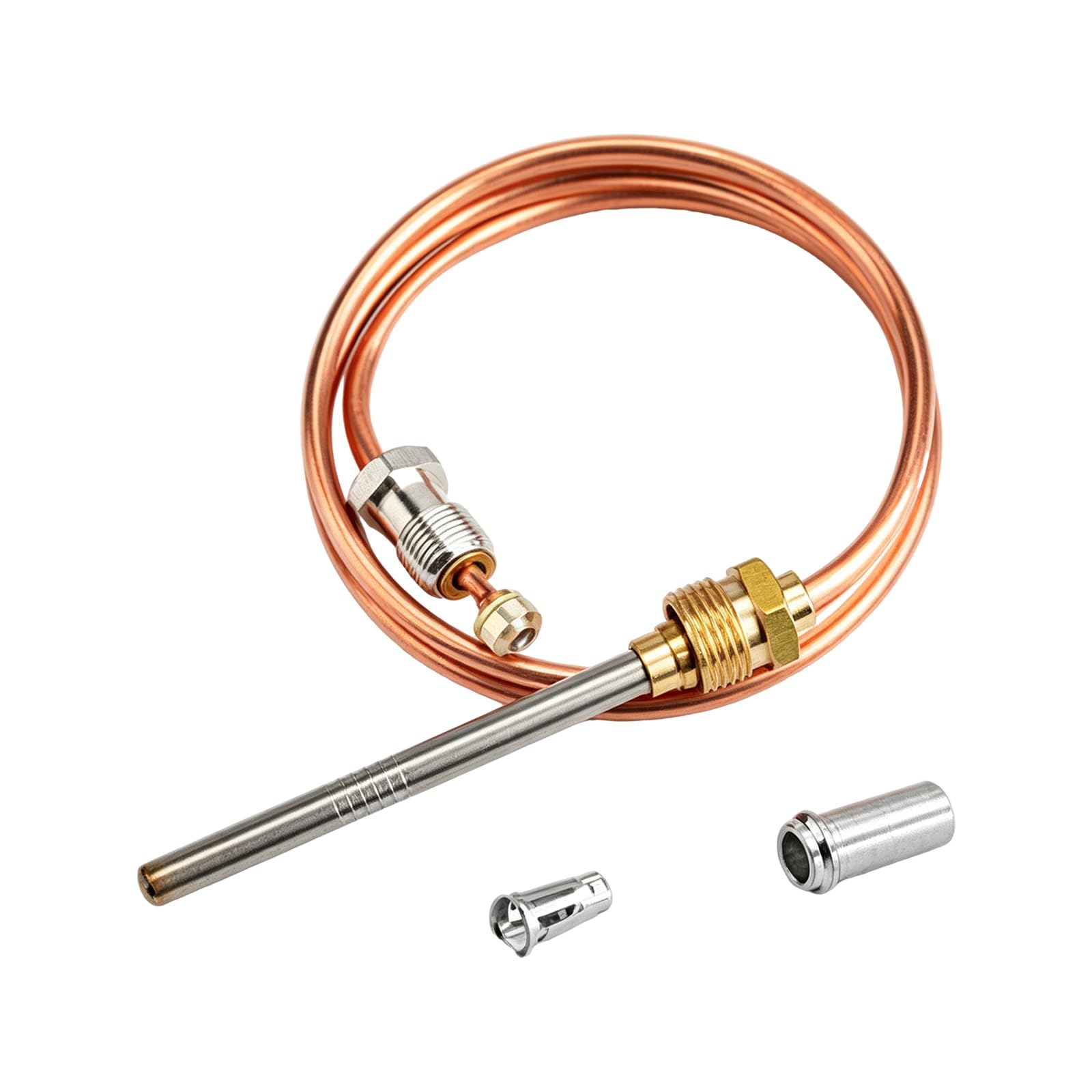 Kaeltsyn CQ100A1013 / U Water Heater Thermocouple Replacement 24Inch Boiler Thermocouple Parts for Safe Operate Enduring Temperature Controller Probe