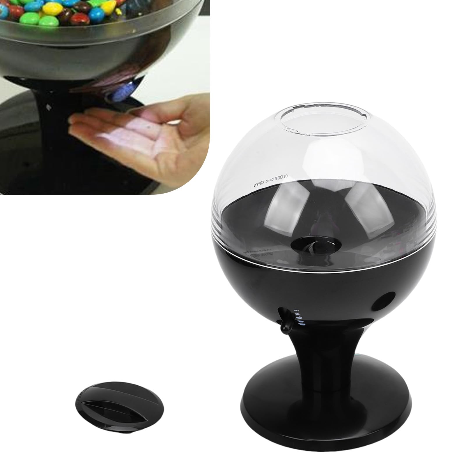 Generic Distributore Automatico di Caramelle con Rilevamento a Infrarossi Alimentato a Batteria per Caramelle, Materiale per Alimenti per Bambini in Festa