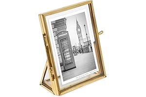 Isaac Jacobs 2x3 Picture Frame - Vintage Style Floating Photo Frame