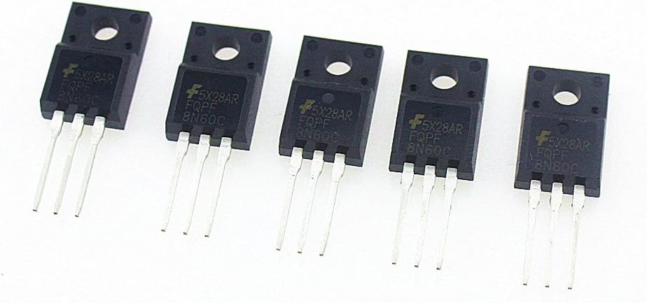 QX Electronics 10Pcs/lot FQPF8N60C 8N60C 8N60 600V 8A MOSFET N-Channel transistor TO-220F