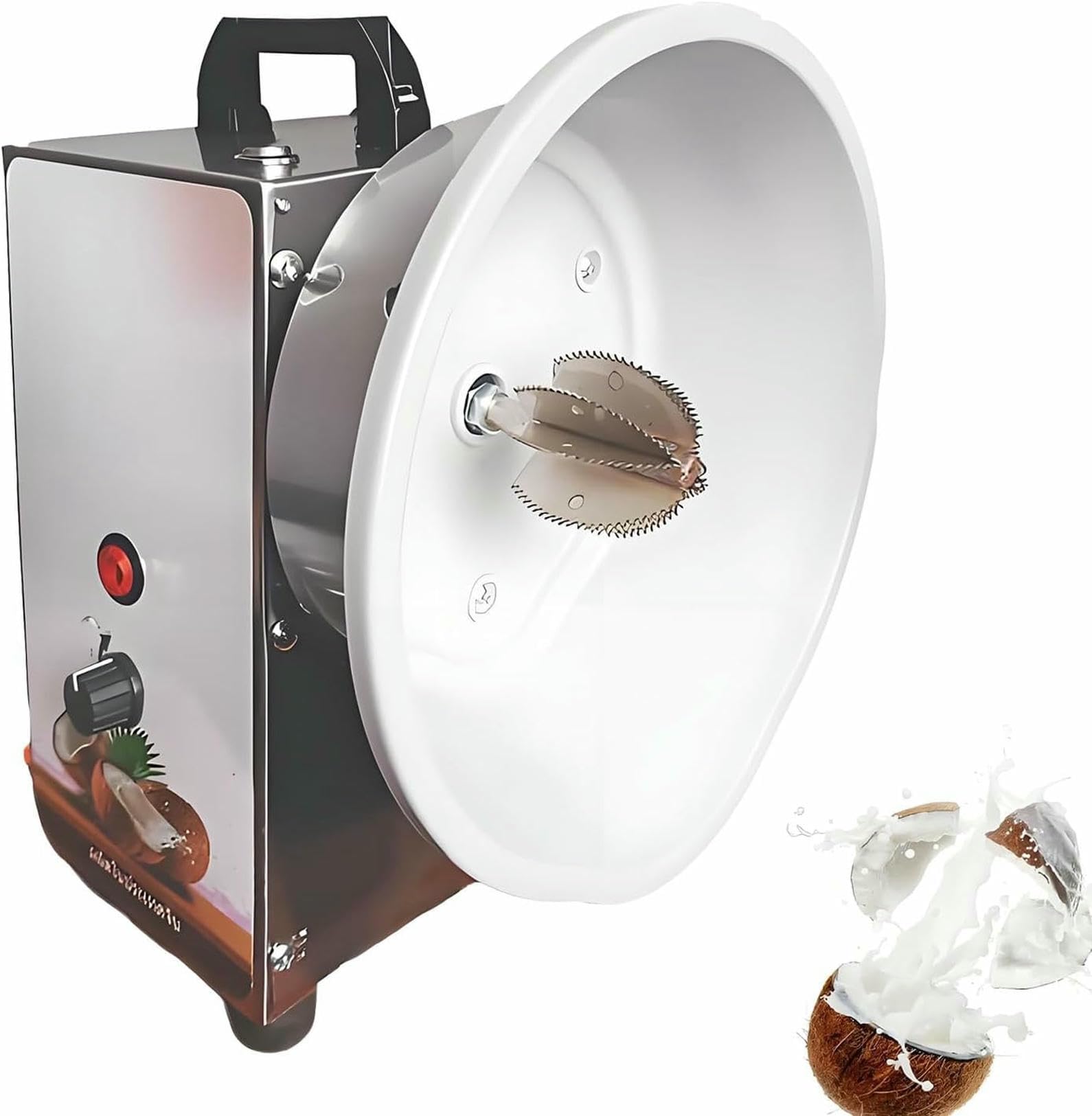 Grattoir vertical de 35 kg/h pour extraire le lait de coco sans effort
