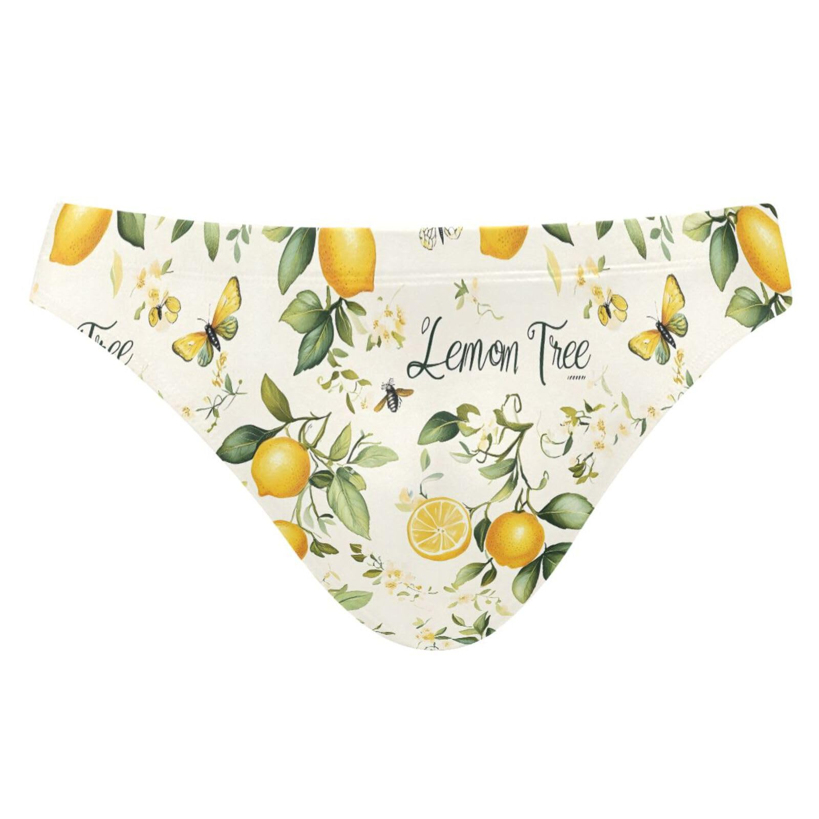 UMIRIKO Mens Lemon Swim Briefs Bikini Swimwear Bathing Suit XL 202b8170