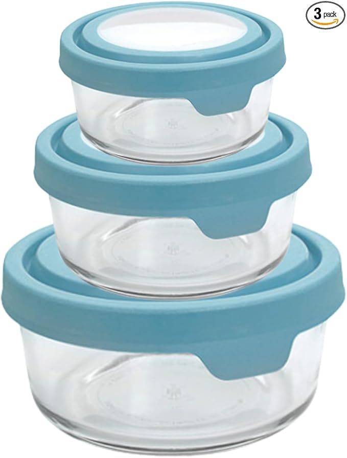 Anchor Hocking TrueSeal Round Glass Food Storage Containers