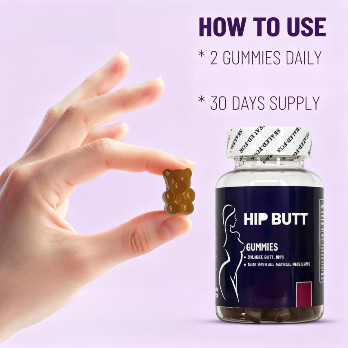 Gomme gommose per la cura dei glutei: Nutrizione equilibrata.