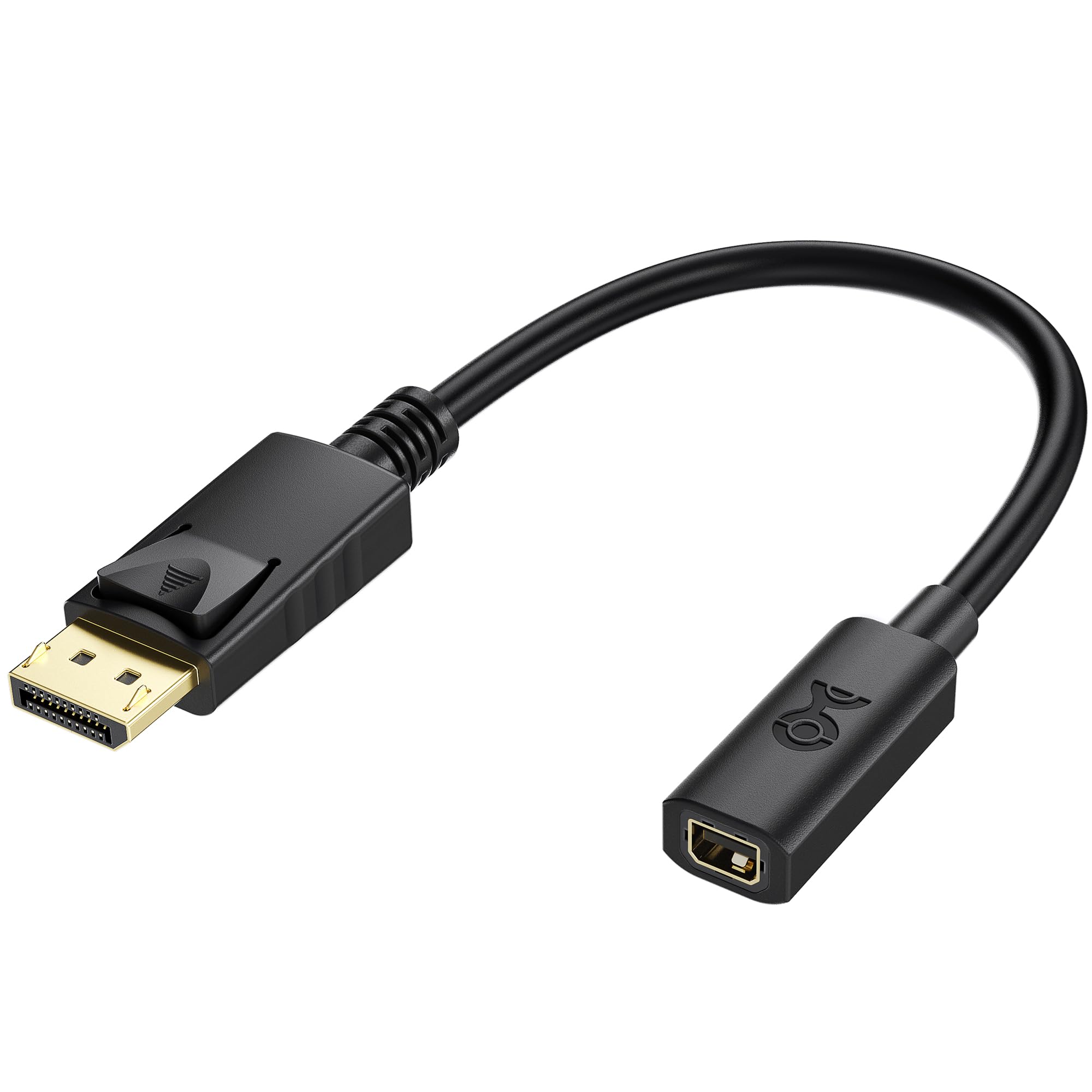 Cable Matters Bi-Directional DisplayPort to Mini DisplayPort Adapter - 6 Inches, DP Male to Mini DP Female Adapter Cable, Not Compatible with Thunderbolt/Thunderbolt 2 Display/Monitor, Not for HDMI