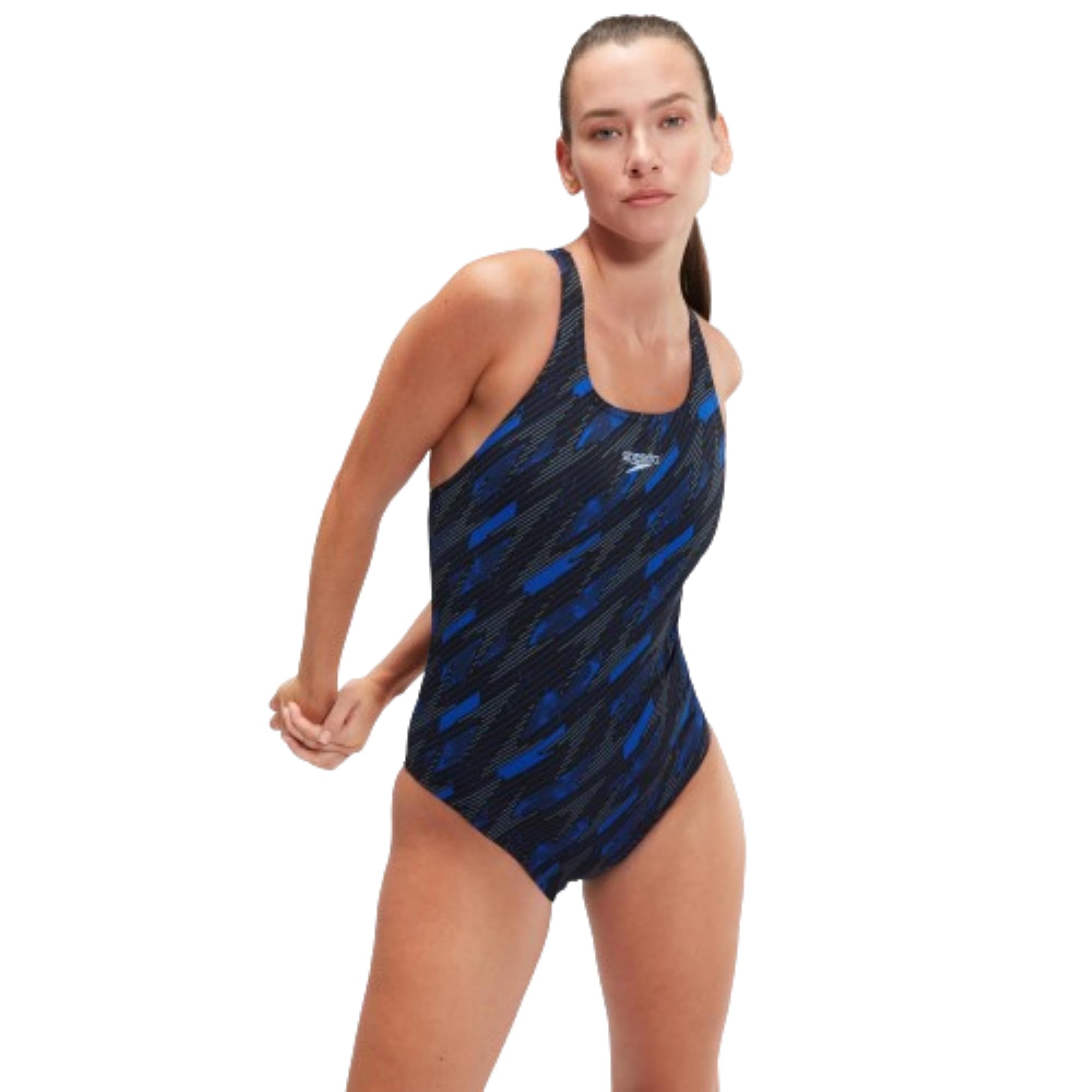 Speedo Speedo Women's Hyperboom Allover Medalist Swimsuit (Pack of 1)