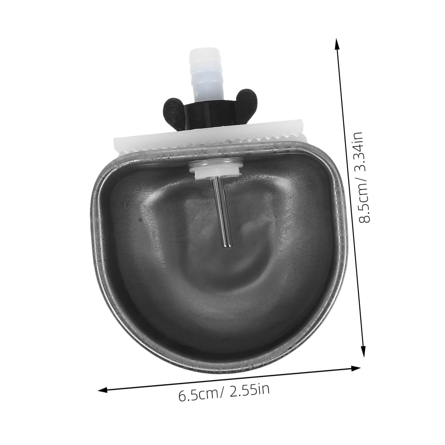 BCOATH Rabbit Automatic Drinking Water Machine Puppy Water Feeder Animal Bowl Automatic Waterer Accessories Metal Rabbit Feeder Small Animal Food Bowl Stainless Steel Waterer Abs Silver