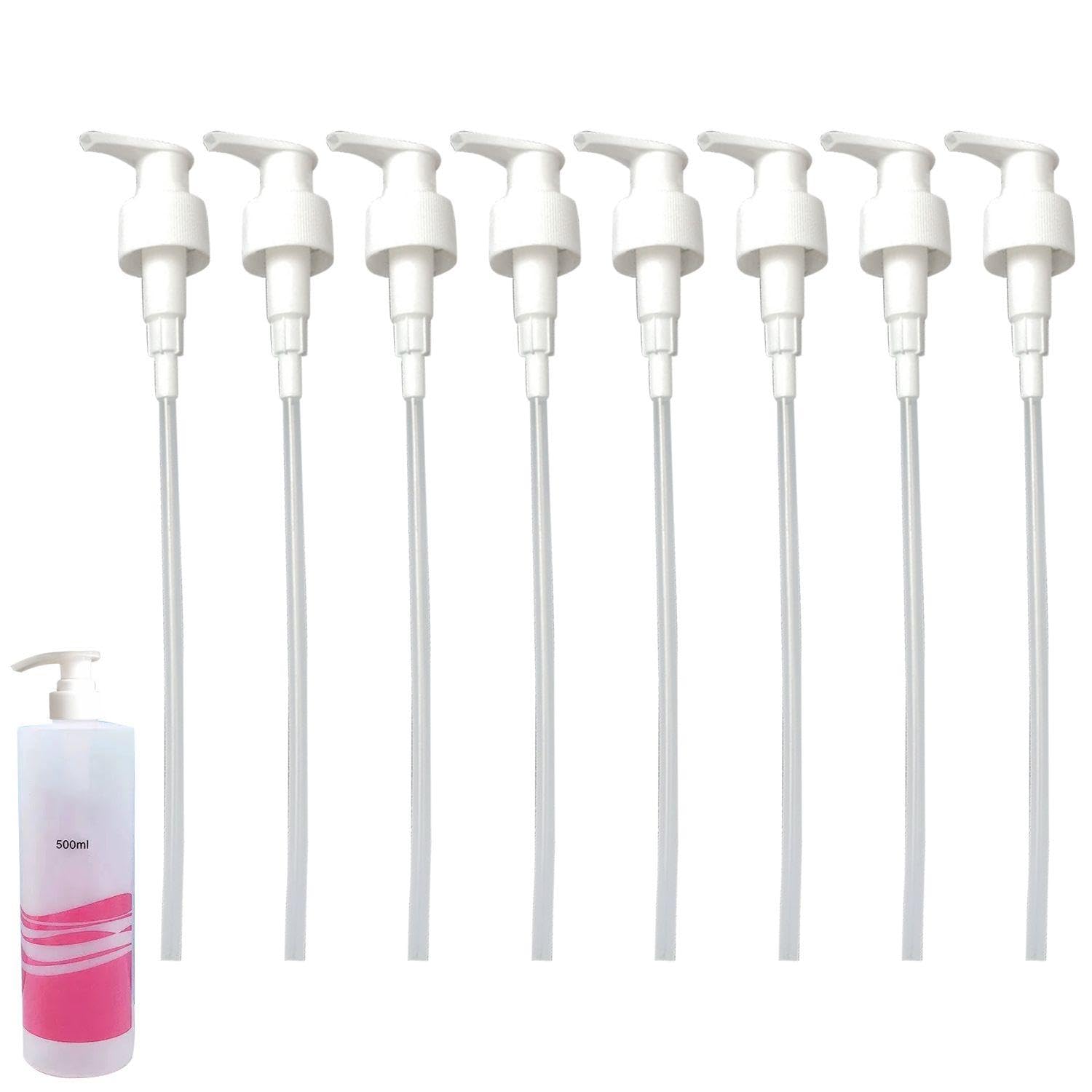 8 Pezzi Premere La Testa, La Pompa di Misurazione, Il Miglior Sciroppo per Il Corpo, Il Distributore di Sciroppo, Il Distributore di Pompe, Il Distributore di Gel Doccia.