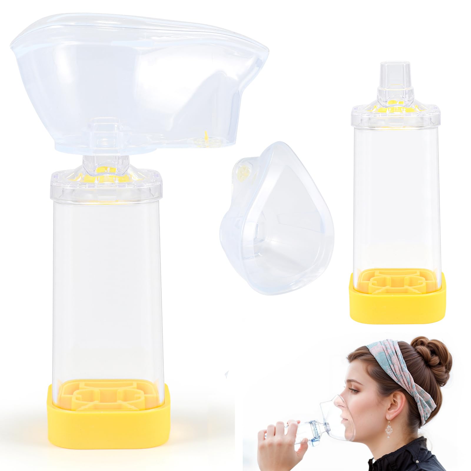 Nessi OTC Spacer Soft Silicone Spacers for Adults and Kids (Adult-Yellow)