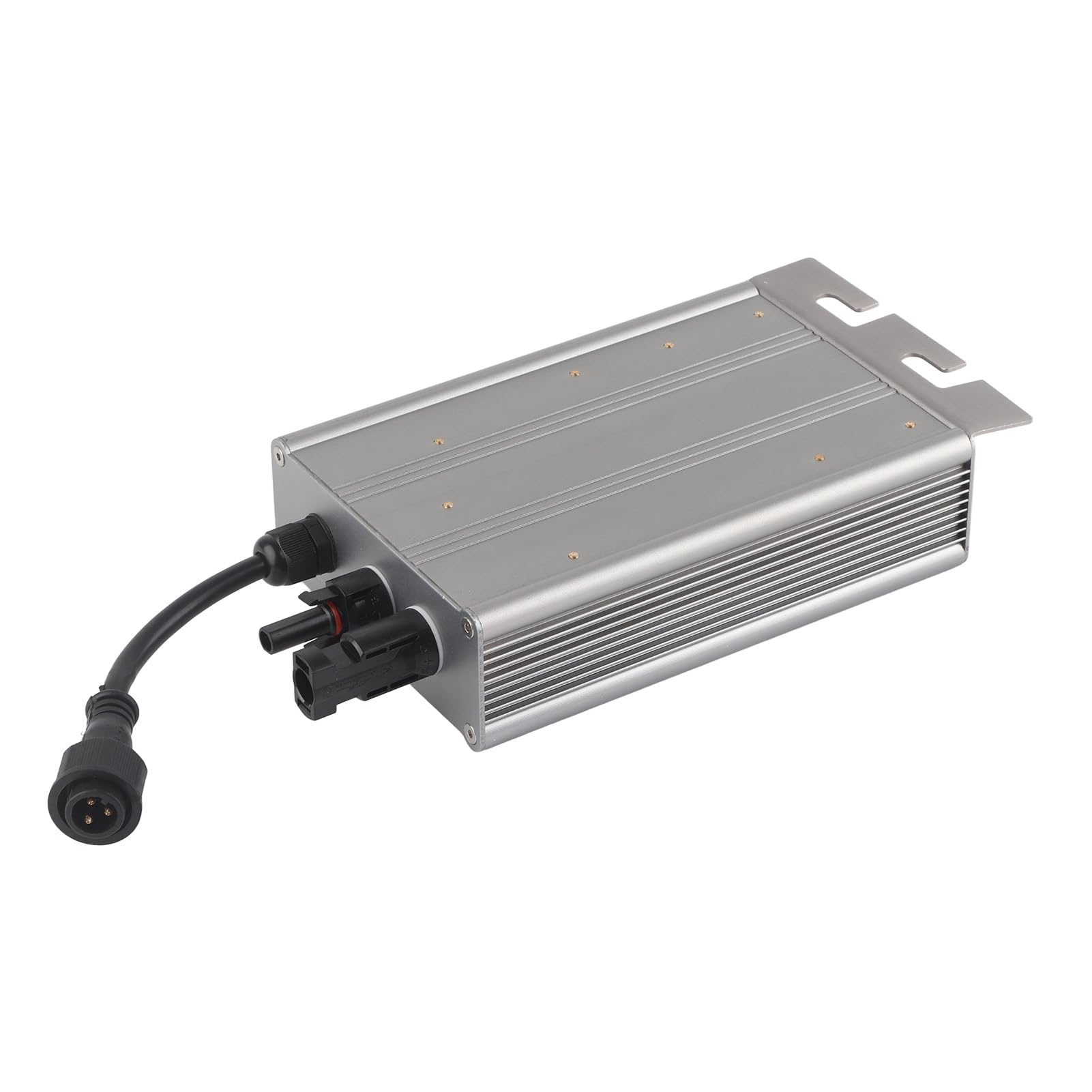 Hyuduo Mikroinwerter do Sieci Słonecznej, Falownik z czystą falą sinusoidalną ze Stopu Aluminium 600 W MPPT 18 do 50 V IP65 230 V AC dla Użytkowników Domowych Systemów Dachowych z Panelami