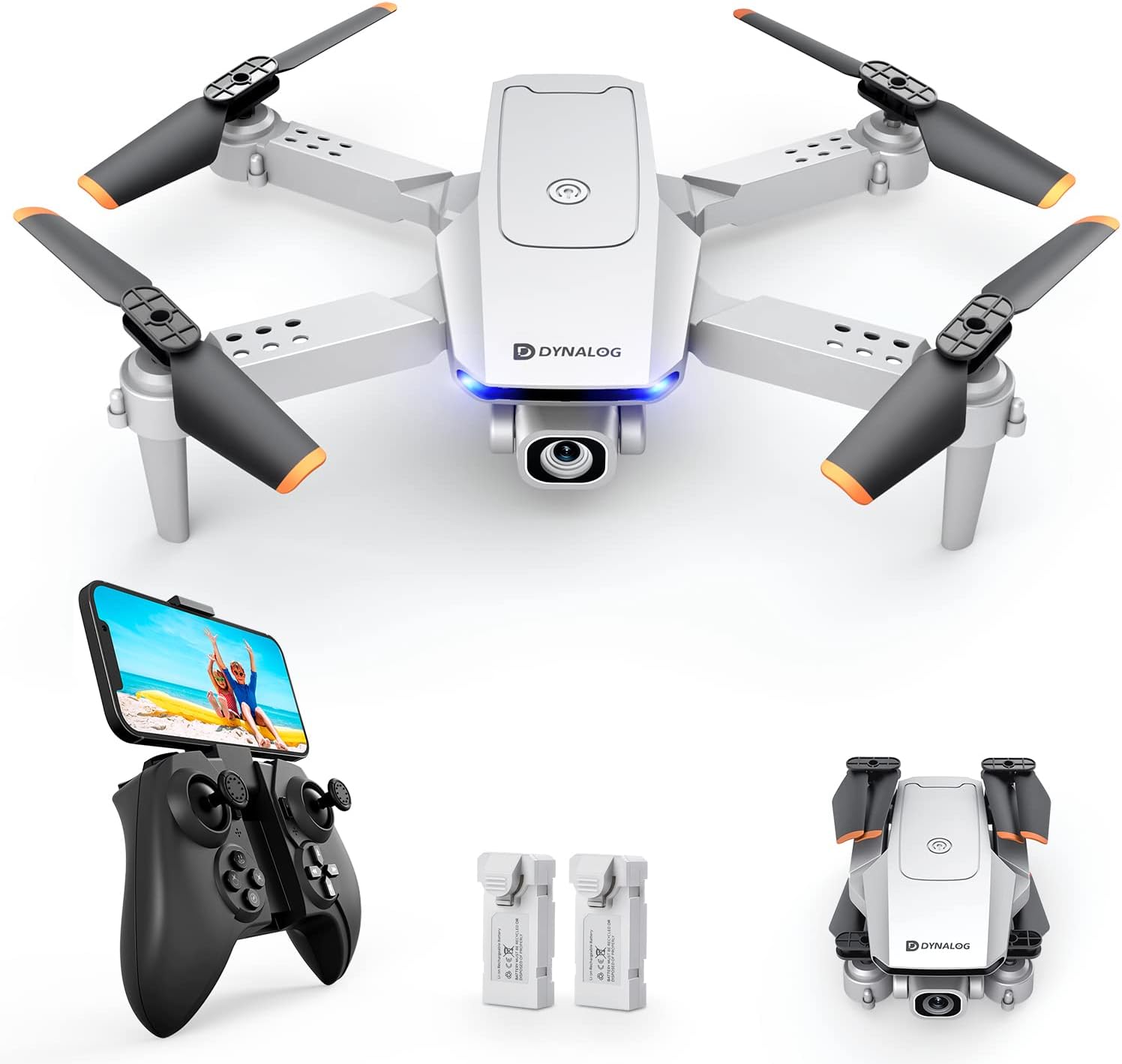 Dynalog Mini Foldable Drone for Kids with 1080P HD FPV