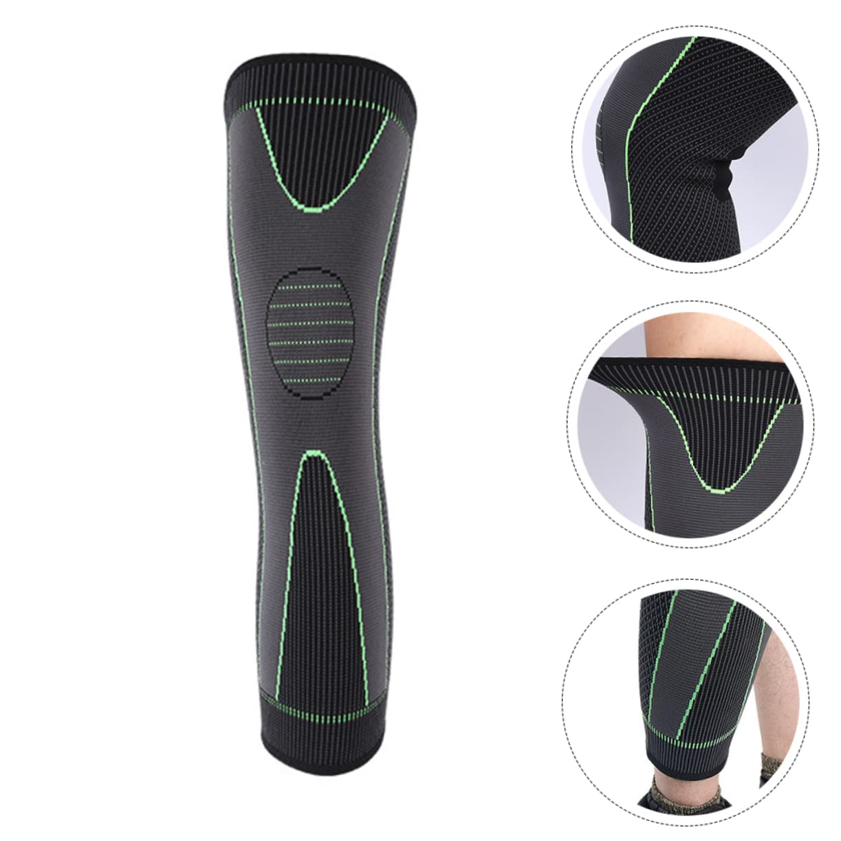 Gatuida Running Knee Support Brace Long Compression Sleeve Pads Sports Supplies for Basketball Football