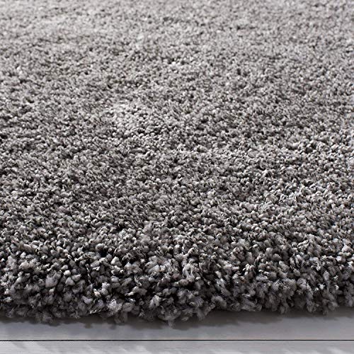 Image of Shaggy Super Soft Carpet for Home & Living Room Size - 5 X 7 Ft (Silver)