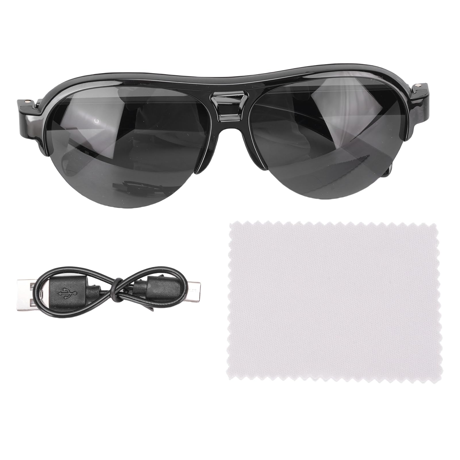 Heayzoki AI Smart Glasses Bluetooth 5 4 Translation Glasses with 144 Language for Men Women IP65 Rain Proof